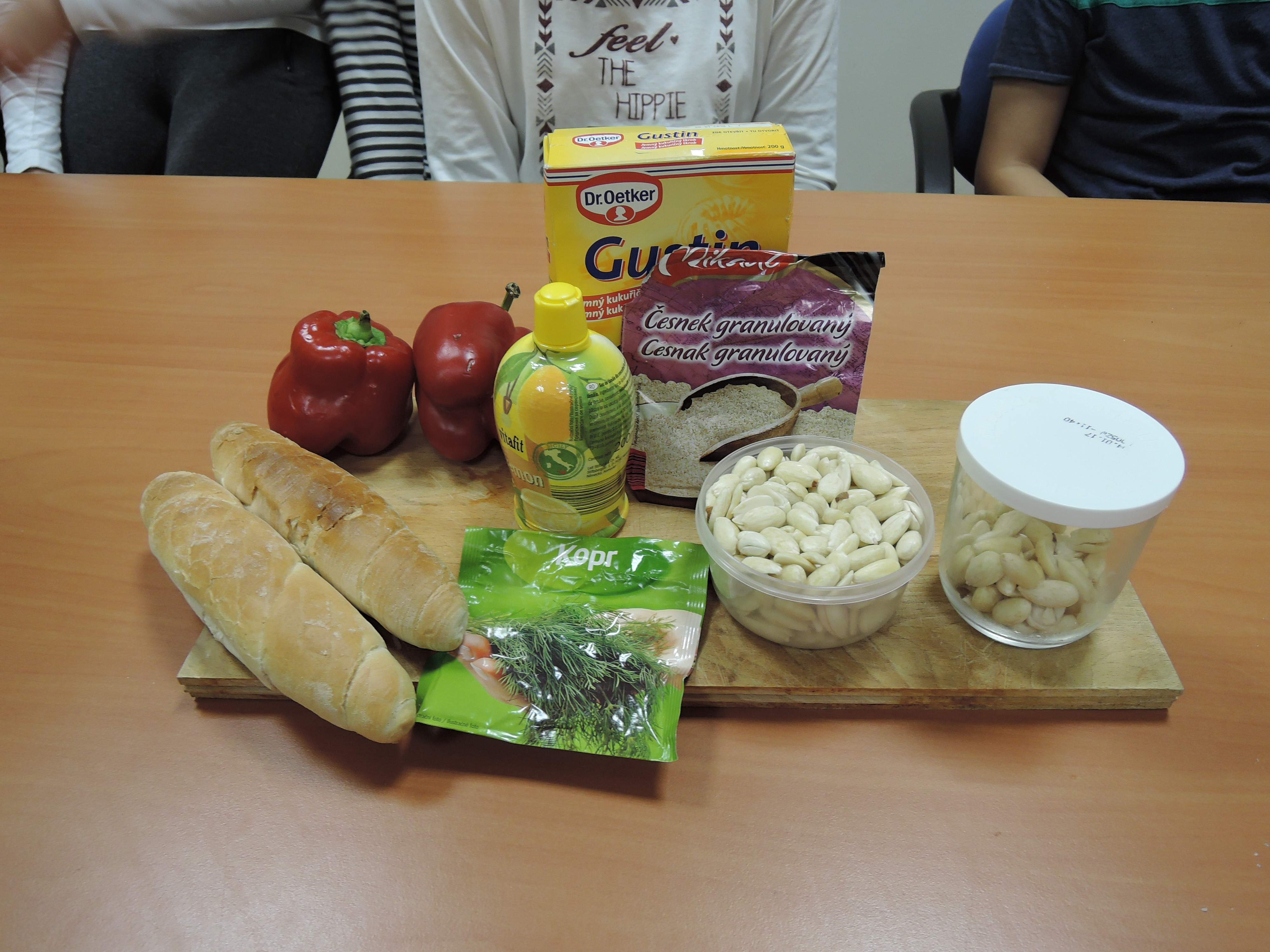 Ingredience potřebné k výrobě pomazánky 0